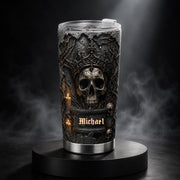 20OZ Tumbler-Printbelle- Halloween Skull 1