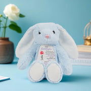 LovoraGift™ Personalized Granddaughter Birth Flower Bunny – Custom Name & Signature Gift