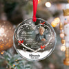 LovoraGift Personalized Memorial Photo Crystal Glass Ornament – Cardinal Remembrance Keepsake