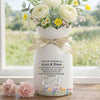 LovoraGift Personalized Ceramic Vase – Custom Aunt & Niece Names & Birth Flower Gift