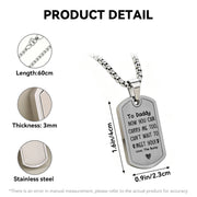 LovoraGift™ Personalized Dad-to-Be Ultrasound Necklace – Custom “To Daddy” & Signature Pregnancy Announcement Gift