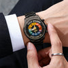 LovoraGift Personalized Funny Men's Watch – Custom Name F*ck O’Clock Gift for Him