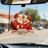 LovoraGift™ Personalized Growing Old Together Car Ornament – Custom Couple Names & Year Christmas Keepsake