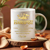 LovoraGift Personalized Hair Stylist Mug – Custom Name Hairapist Coffee Mug Gift