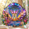 LovoraGift Personalized Hairstylist Memorial Suncatcher – In Loving Memory Stained Glass Window Hanging