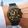 LovoraGift Personalized Hunting Men's Watch – Custom Name 