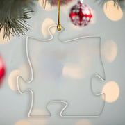 LovoraGift Personalized Missing Piece Memorial Ornament – Custom Photo Acrylic Remembrance Keepsake