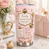 LovoraGift Personalized Nurse Practitioner Tumbler – Custom Name Pink Medical 20oz Insulated Tumbler