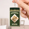 LovoraGift Personalized Perfect Match Couple Keychain – Custom Photo Acrylic Matchbox Keychain