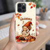 LovoraGift™ Personalized Thanksgiving Grandma Phone Case – Custom Grandma Nickname & Grandkids Names Autumn Gift
