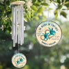 LovoraGift Personalized Turtle Couple Wind Chime – So Many In The Sea Custom Glass Ornament Wind Chime
