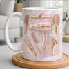 LovoraGift Personalized White Mug – Custom Hairstylist Name Beauty Salon Gift