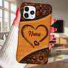 Nana Heart Phone Case – Custom Grandkids Names Gift for Grandma