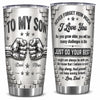 Personalized 20 oz Tumbler for Son – Custom Dad & Son Names