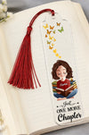 Personalized Acrylic Bookmark with Tassel – Custom Girl & Quote