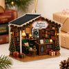 Personalized Bookstore Acrylic Ornament – Custom Name & Background