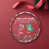Personalized Butterfly Ornament for Sisters & Friends – Crystal Glass