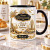 Personalized Retirement Mug – Custom Name New Beginnings Gift